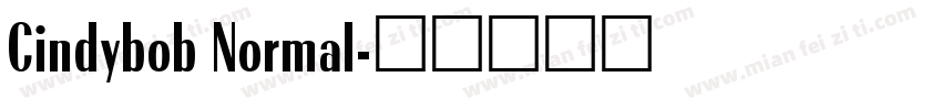 Cindybob Normal字体转换